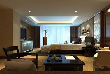 Het moderne vijfsterrenmeubilair van de Hotelslaapkamer plaatst het Commerciële Ontwerp van de Gebruiksmanier