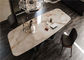 Rechthoekige Vierkante Marmeren Eettafel Populaire Luxueuze Moderne Stijl